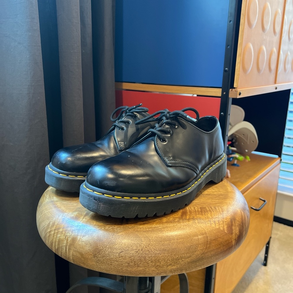 Dr. Martens Black Leather Oxfords